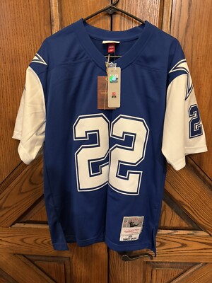 Dallas Cowboys Emmitt Smith #22 Mitchell & Ness BLUE 1995 NFL