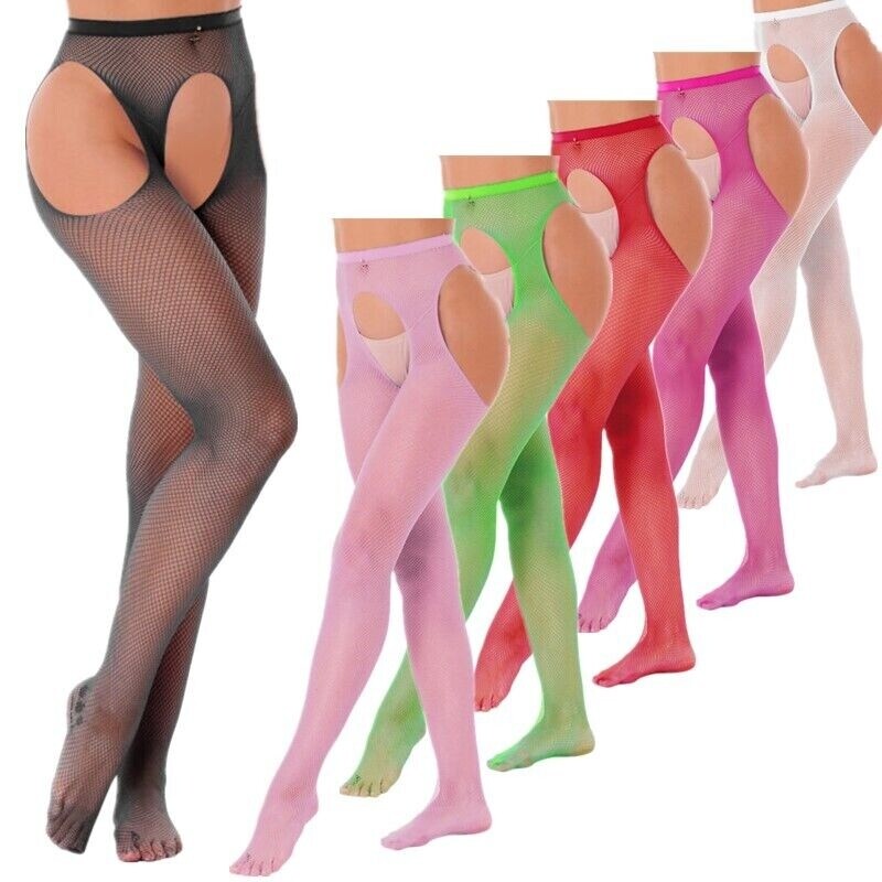 Womens Pantyhose Role Play Underwear Long Pants Stockings Cutout