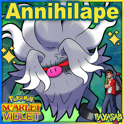 6IV Annihilape  Shiny  Non Shiny Best Stats Pokemon Scarlet and Violet Home 