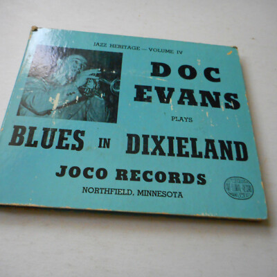 DOC EVANS Plays Blues In Dixieland Volume 4 Box Set 45s Red Vinyl Joco Records 