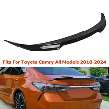 Rear Trunk spoiler For Toyota Camry SE XSE LE XLE 2018-2024 Gloss Black V Style