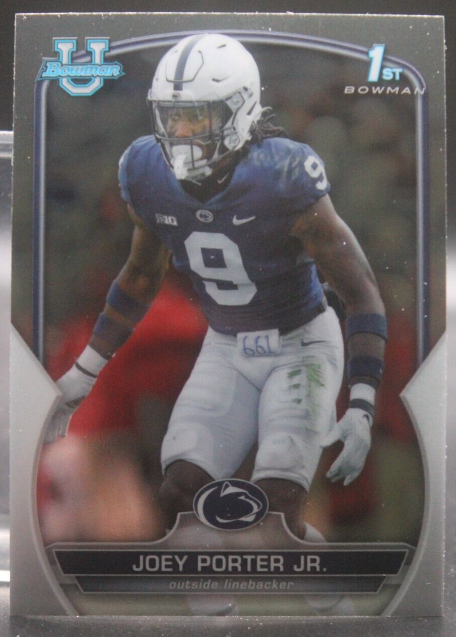 Joey Porter Jr. (Penn State Nittany Lions/RC) - 2022 Bowman U. Chrome #79