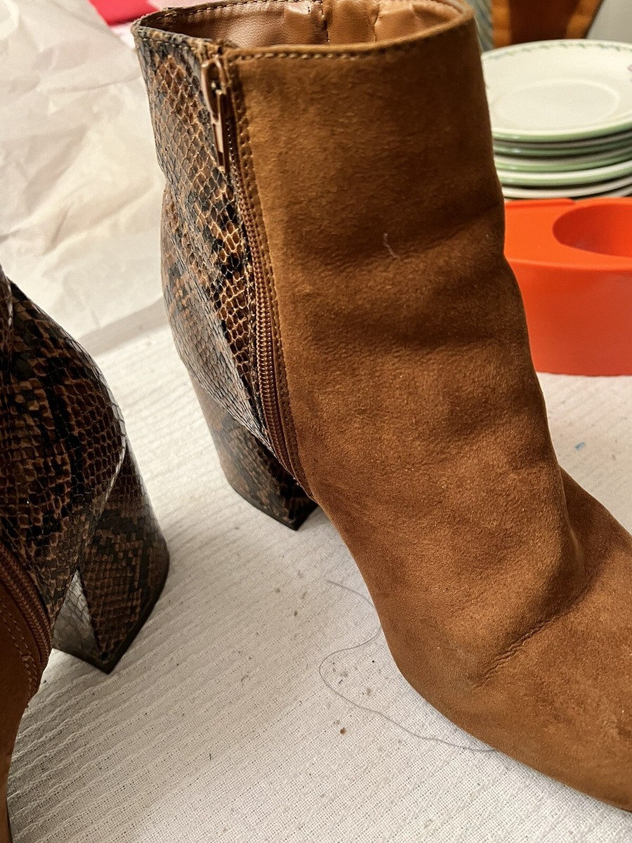 ブーツその他 Barbara Brown Snake Brown lace-up Oxford boot Beatnik Barbara Brown