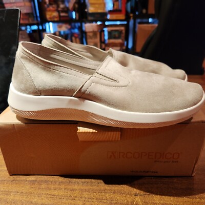 NEW Arcopedico Shoes J50 Womens Slip Ons Sahara color Size 42 US 10.5-11 