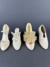Lot of 4 Vintage JUST THE RIGHT SHOE by Raine Willitts Design 1998-1999 Wedding