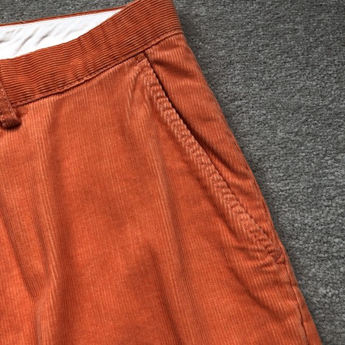 Ralph Lauren Vintage 90s Mens Cotton Corduroy Trousers Orange Size W32 L34 NWT - Picture 8 of 16