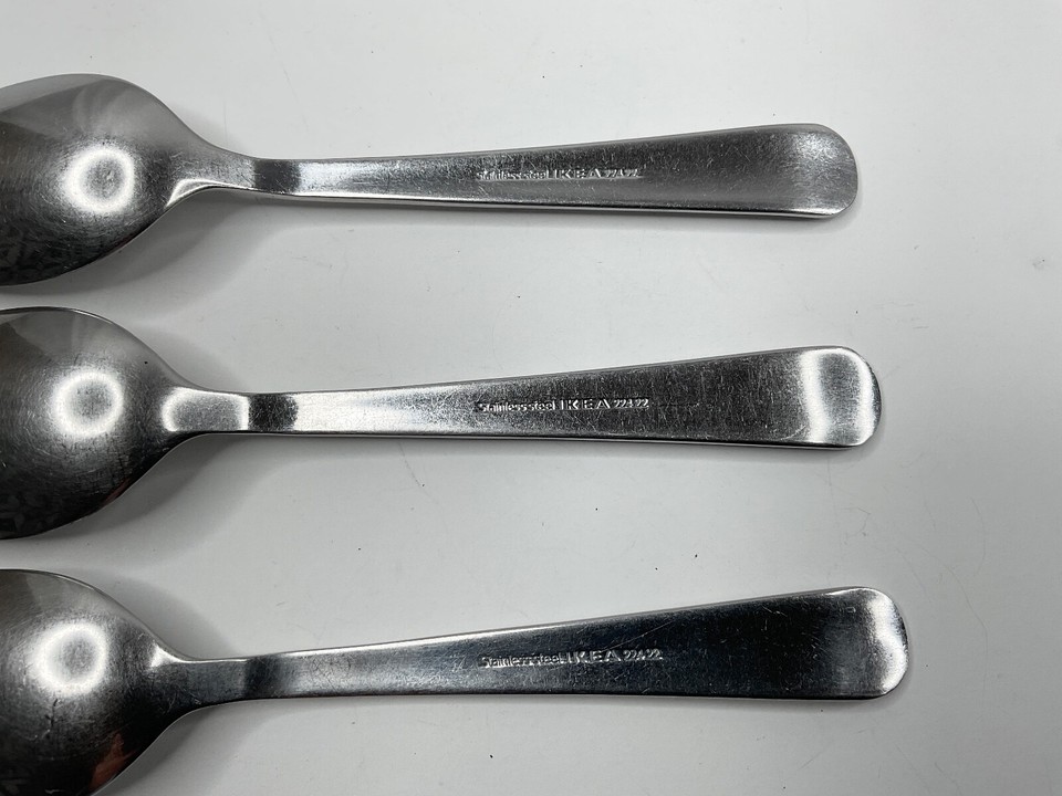 Ikea DRAGON Soup Spoon 7 1/2" End Tip Up LOT OF 3 Stainless Steel Flatware 22422 eBay