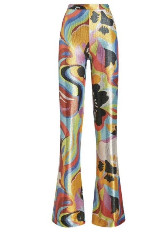 Erro Jacquard Flared Pants