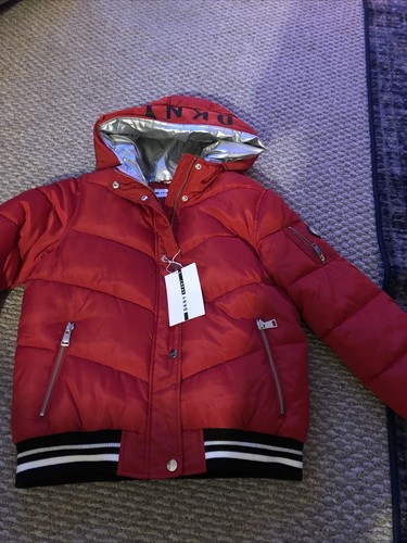 DKNY sport jacket size GR 14 16 red 