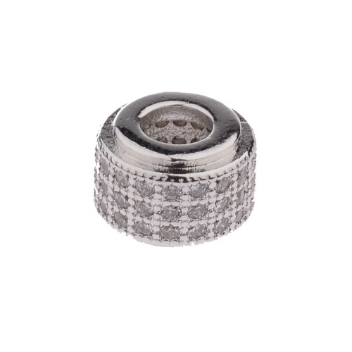 Cubic Zircornia Gemstones Skull Bracelet Necklace Craft Connector Charm Beads - Picture 161 of 189