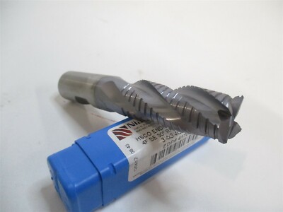 Niagara N41705 3/4'' HSCO Square End Mill 4F 4-1/4'' OAL 3/4'' Shank Dia. TiCN 30°