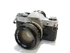 Excellent Condition Canon AE-1 35mm Film SLR Camera w/ FAST 50mm 1:1.4 FD Lens