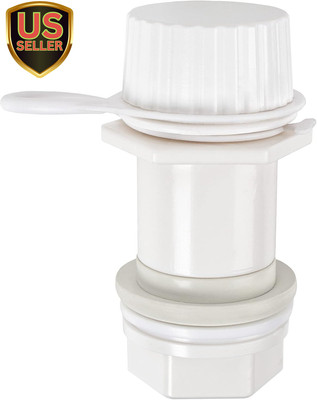 Threaded Drain Plug with Plastic Tethered Cap for Cooler,Compatible with Iglo...