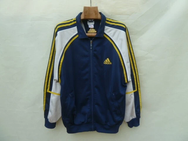 Adidas Vintage 90s Track Windbreaker Jacket - Color Block Light Weight ...