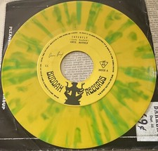 Curtis Mayfield "Superfly” / “Junkie Chase” 45 RPM Yellow/green Vinyl 7” Rare