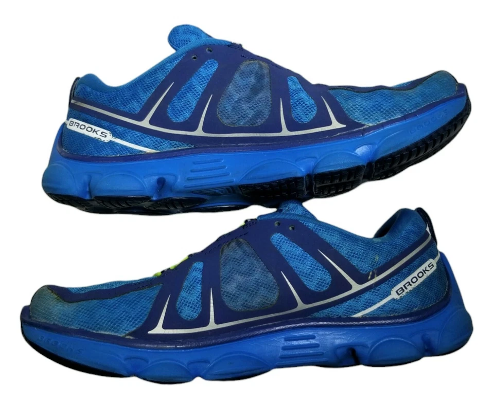 Brooks Pure Flow 2 Zapatos Hombre Talla 6 Mujer Talla 7.5 Azul Tenis para Correr Foto 3 de 4