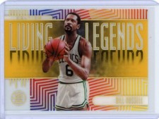 2019-20 Panini Illusions Living Legends Gold #8 Bill Russell #01/10