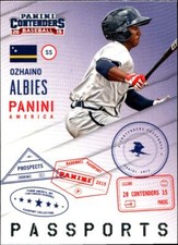 2015 Panini Contenders Passports Ozhaino Albies Atlanta Braves #16