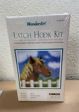 WONDERART 4714 Pony Latch Hook Kit  12"x12"  NEW SEALED w/Tool