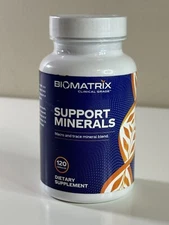 Support Minerals (120 Capsules) Macro & Trace Minerals with Calcium, Magnesium
