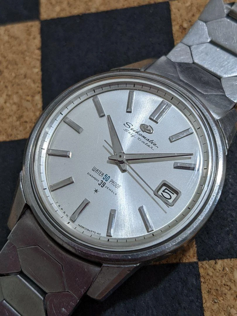 Seiko Seikomatic Self Dater Vintage Overhaul 39 Jewels Automatic