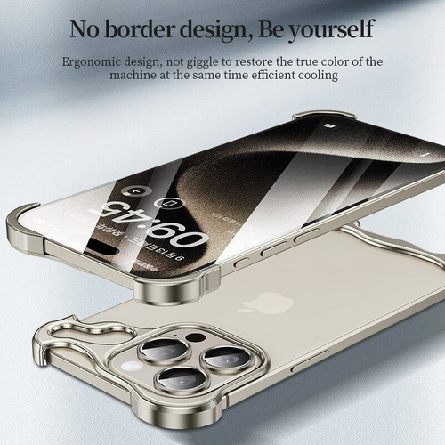 For iPhone 16Pro Max 15 14 Pro Max Aluminium Alloy Metal Frame Case Bumper Cover - Picture 14 of 22
