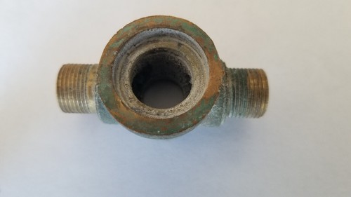 Vintage reduzierend 4-Wege Messing Kompression x Adapter Armatur *HERGESTELLT IN DEN USA* siehe Details - Bild 3 von 5
