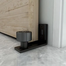 Sliding Barn Door Floor Guide Adjustable Wall Mounted Bottom Double Rollers Guid