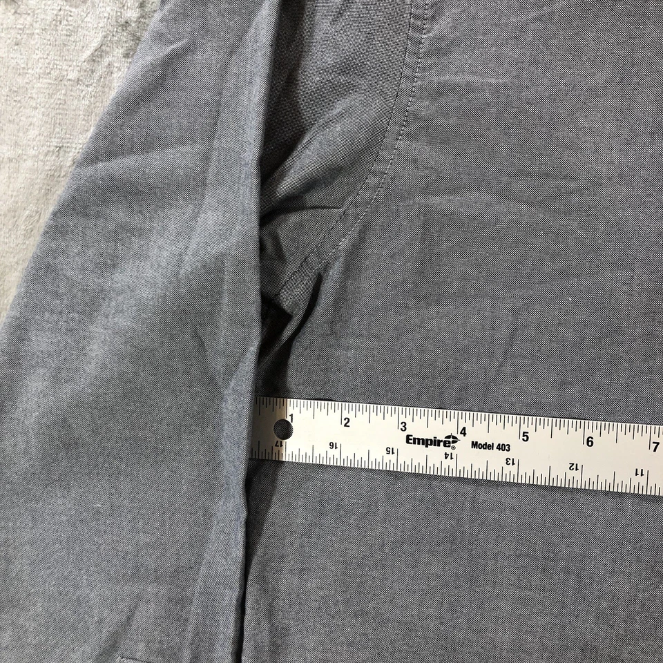 Camisa Rvca para hombre XL gris manga larga abotonada  Foto 2 de 4