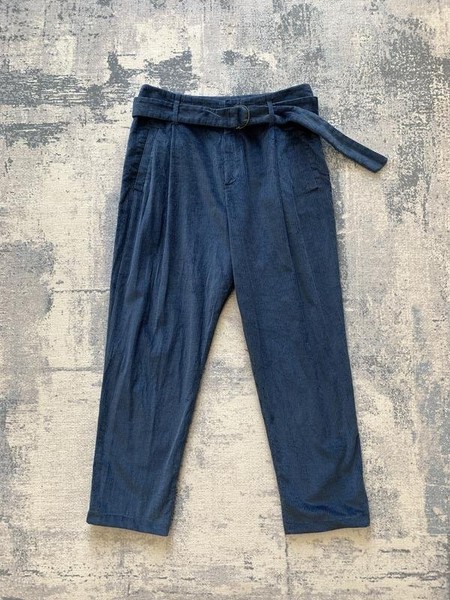 Damenhose Brunello Cucinelli Marine Baumwolle 38 /