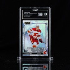 2023 O-Pee-Chee OPC Platinum Arctic Freeze #236 Connor Zary RC Rookie TAG 10