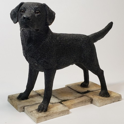 #ad #ad Sherratt amp; Simpson Black Labrador Dog Sculpture Figurine $19.99