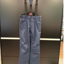 Rossignol Mens RLKMP04 Primaloft Insulated Ski Pants Navy Blue Suspenders Large