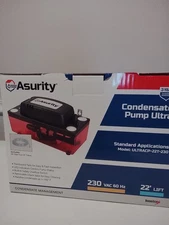 DiversiTech Ultra -22T-230 Condensate Low Profile Pump, 120V - 22 ft. Lift