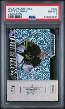2023 UD CREDENTIALS VARIATION #139 MATT MURRAY ROOKIE RC /799 PSA 8