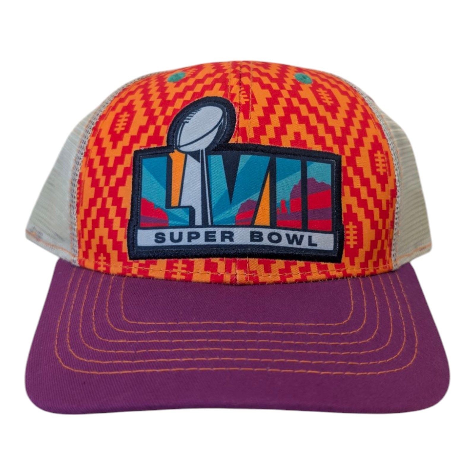 Arizona Official NFL Super Bowl LVII Chiefs Eagles 2023 Snapback Trucker Hat