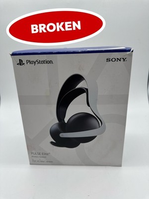 (BROKEN) Sony PlayStation Pulse Elite Wireless Headset Planar PS5 PC White