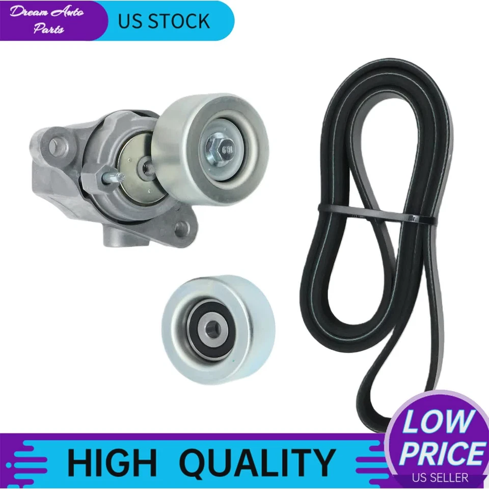 For Toyota Sienna Highlander ES350 RX350 3.5 Drive Belt Tensioner and Pulley Kit - Изображение 2 из 4