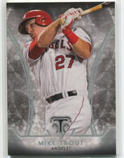 2015 Topps Triple Threads Mike Trout 64 Los Angeles Angels Legend