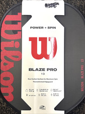 Wilson Blaze Pro 13mm Pickleball Paddle - NEW - Red