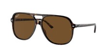 NEW RAY BAN SUNGLASSES BILL RB2198 902/57 HAVANA/BROWN POLARIZED LENS