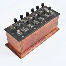 1907 Central Scientific CENCO Resistance Decade Box - Vintage Antique Steampunk