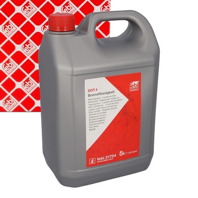 5L febi 21754 Bremsflüssigkeit DOT 4 für AUDI BMW OPEL SEAT SKODA VW BMW