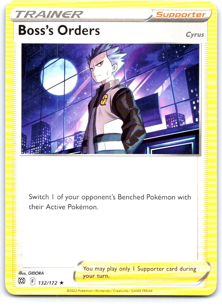 Boss's Orders 132/172 Brilliant Stars Pokemon Near Mint