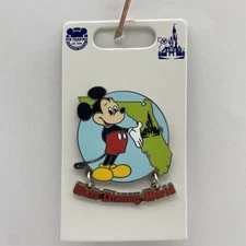 Disney Parks Pin Mickey Mouse Walt Disney World Florida 50th Anniversary Pin