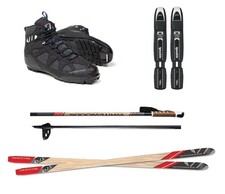 Whitewoods WHITETAIL (Metal Edge) Backcountry Cross Country NNNBC Ski Package