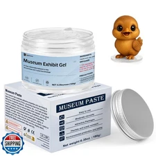 INNOVAYOU Clear Exhibit Gel for Museum Exhibit Putty Removable 180g, Reusable