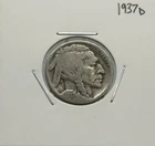 1937 D Buffalo Nickel, Excellent Condition, Very Nice, Low Mintage!