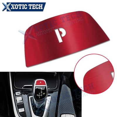 For BMW 2 3 4 F22 F30 F32 F33 X5 X6 Red Gear Shift Lever P Parking Button Cover