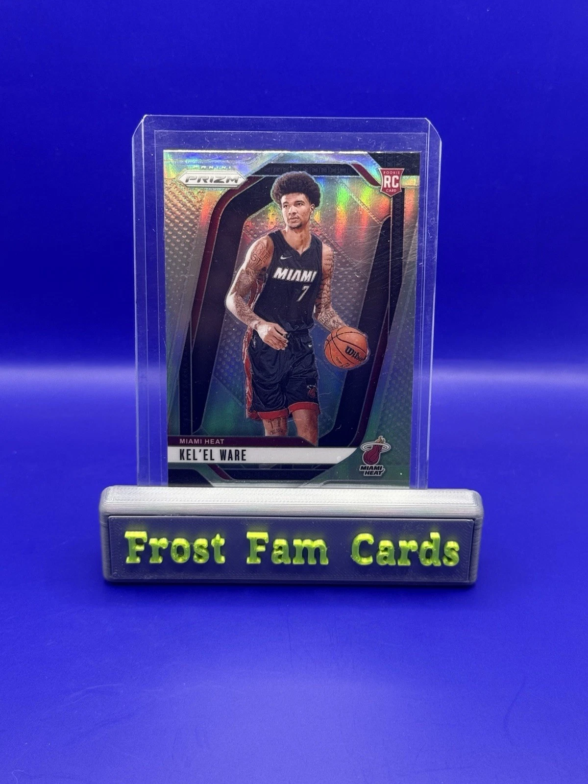 2024-25 Panini Prizm - Kel'el Ware #248 Silver Prizm (RC) Miami Heat